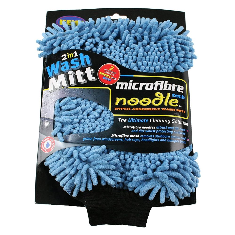Kent 2 in 1 Microfibre Noodle Mitt (Assorted Colours)