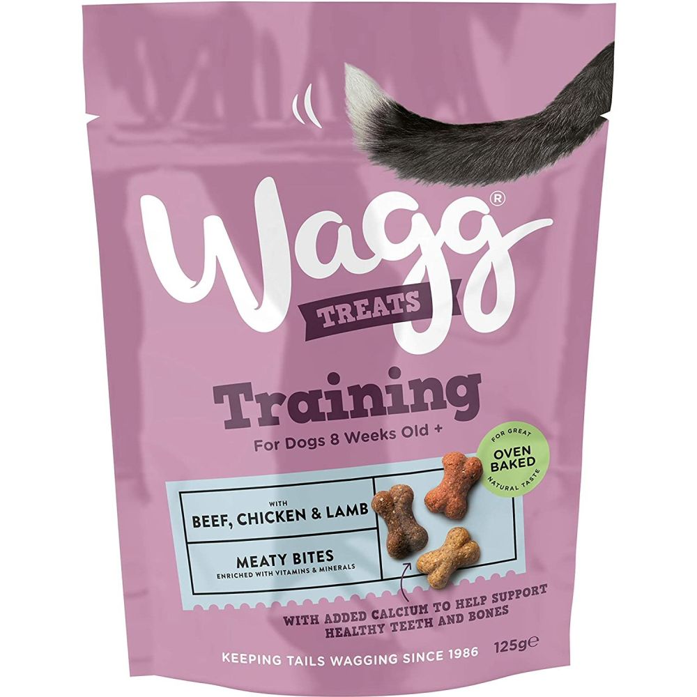Wagg 125g Training Treats with Chicken Beef & Lamb