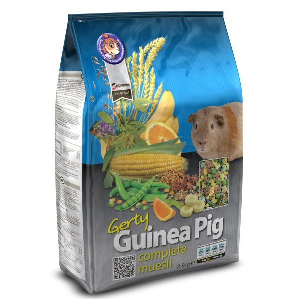 View of Supreme 2.5kg Gerty Guinea Pig Muesli Food – Old Railway Line Garden Centre