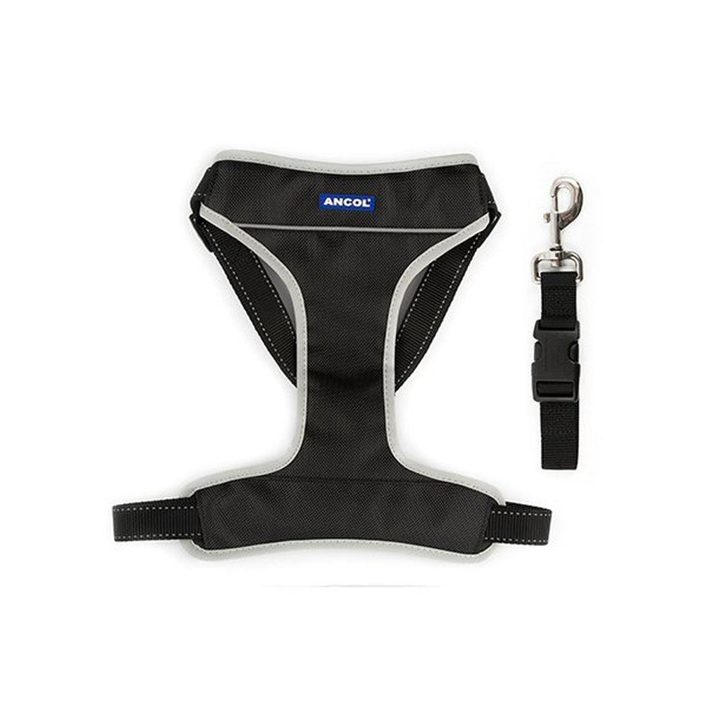 Ancol XL Black Travel Harness