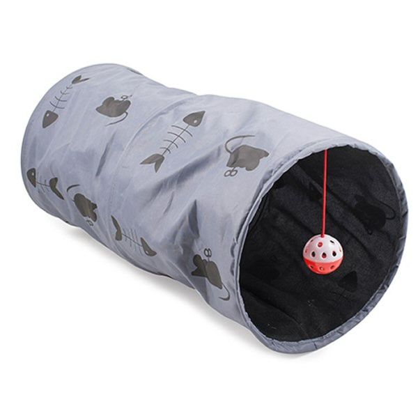 Ancol ActiCat 50cm Grey Cat Play Tunnel