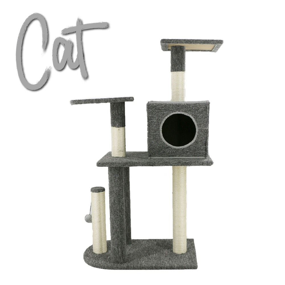 Ancol 110cm Grey Cat Playground
