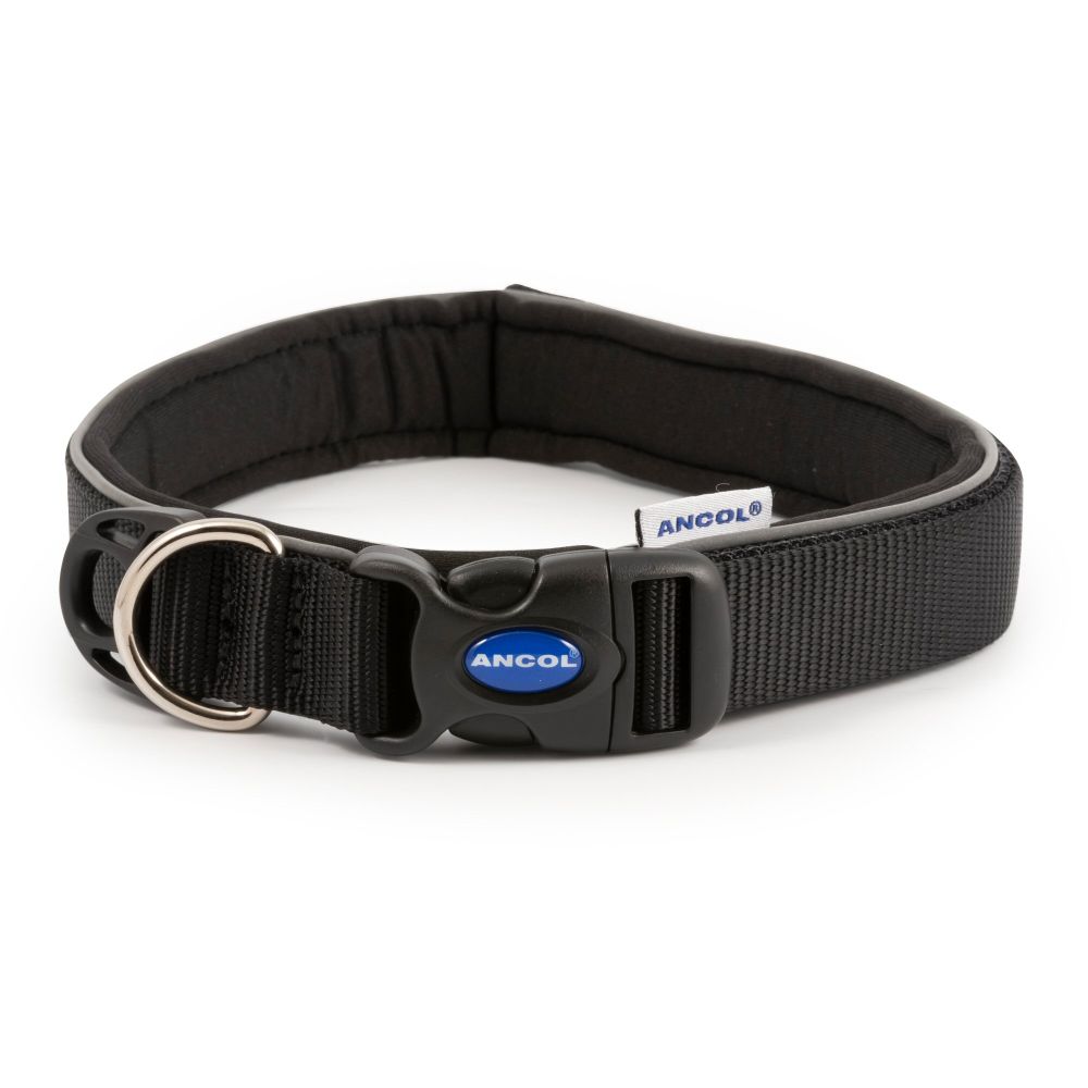 Ancol Extreme Size 4 (35-43cm) Black Dog Collar
