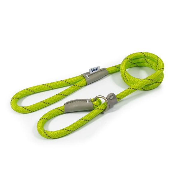 Ancol Viva Lime Poly-Weave Rope Slip Dog Lead