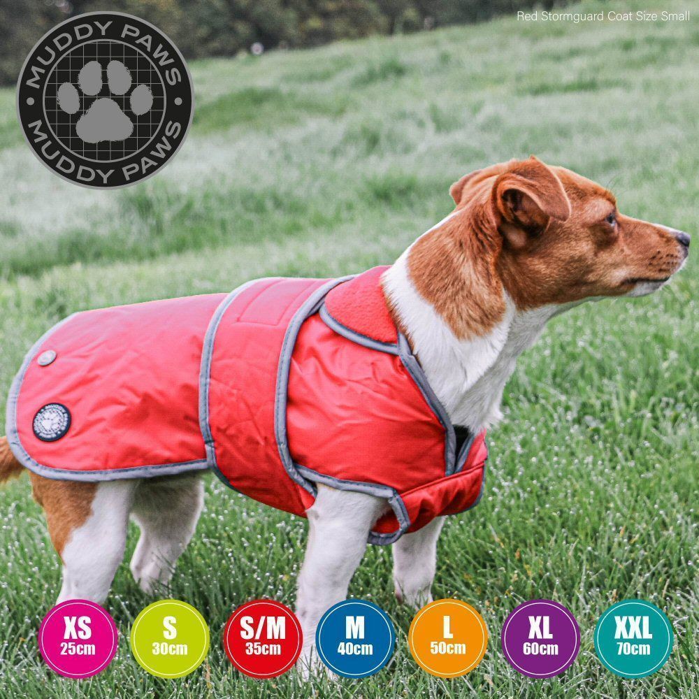 Ancol 30cm Red Stormguard Dog Coat - Small