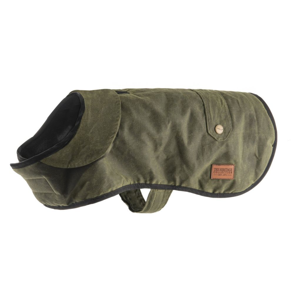 Ancol Heritage 60cm Green Wax Dog Coat - X-Large