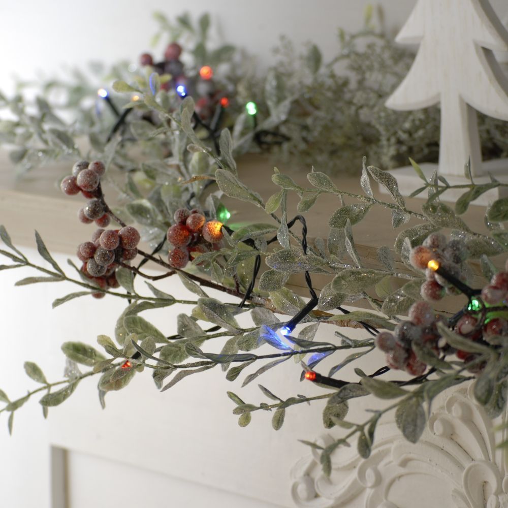 Festive 400 Multi-Coloured Battery Operated String Lights