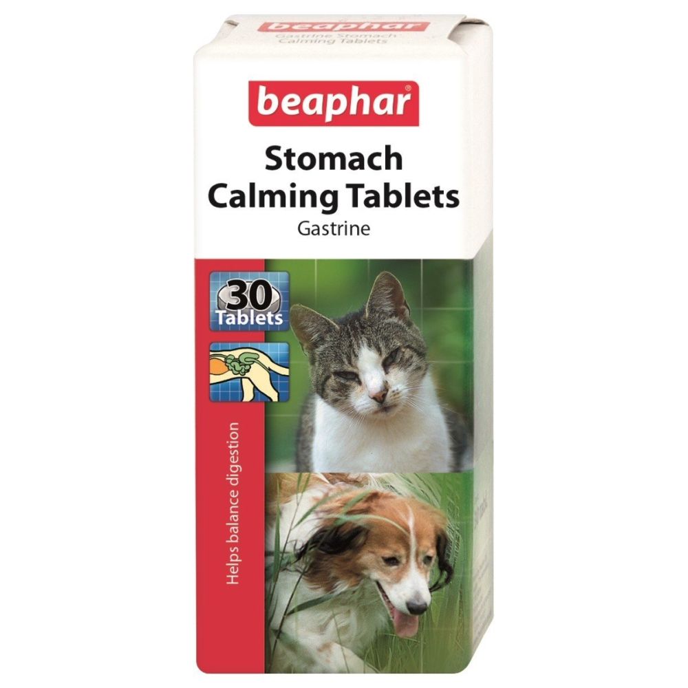 Beaphar Stomach Calming (Gastrine) Tablets for Cats & Dogs - 30 Tablets