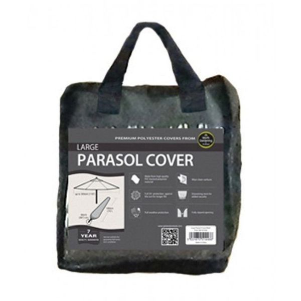 Garland Black Large Parasol Cover - W1448