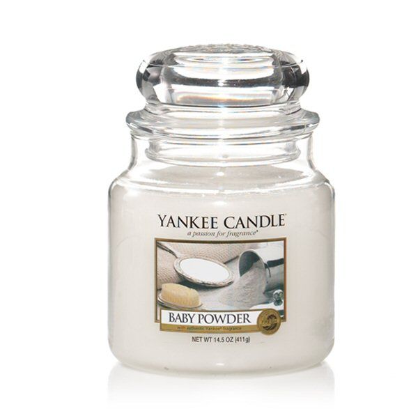 Yankee Candle Baby Powder Medium Jar Candle