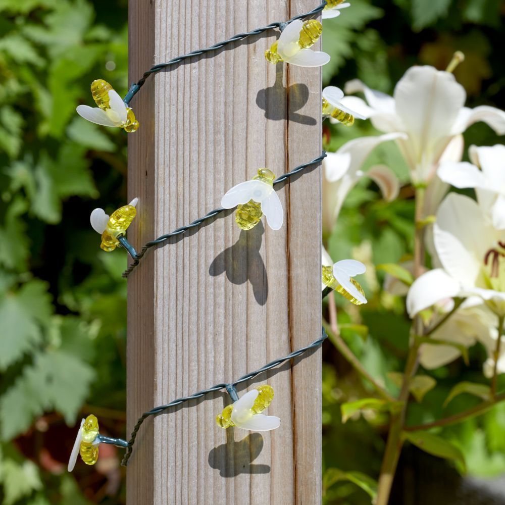 Smart Solar 50 Buzzy Bee String Lights