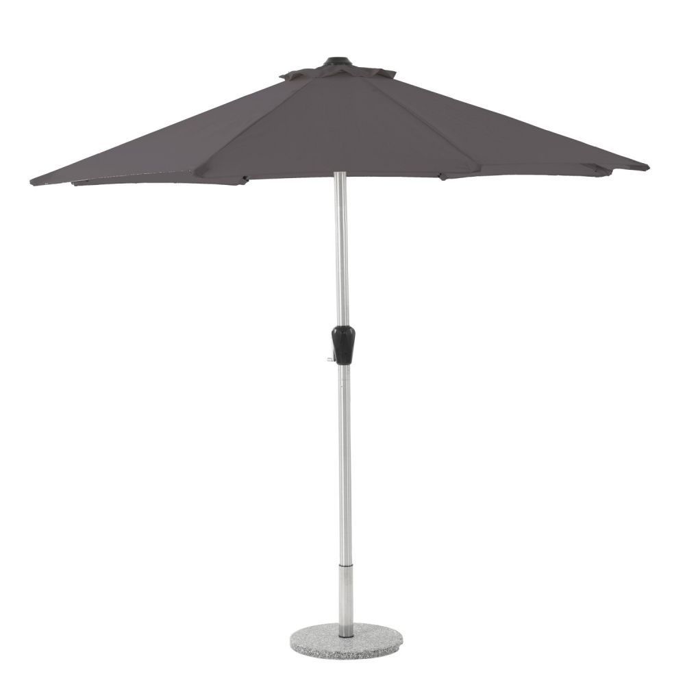 Bramblecrest 3m Grey Aluminium Parasol