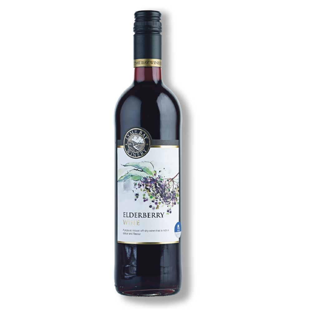 Lyme Bay 75cl Elderberry Wine