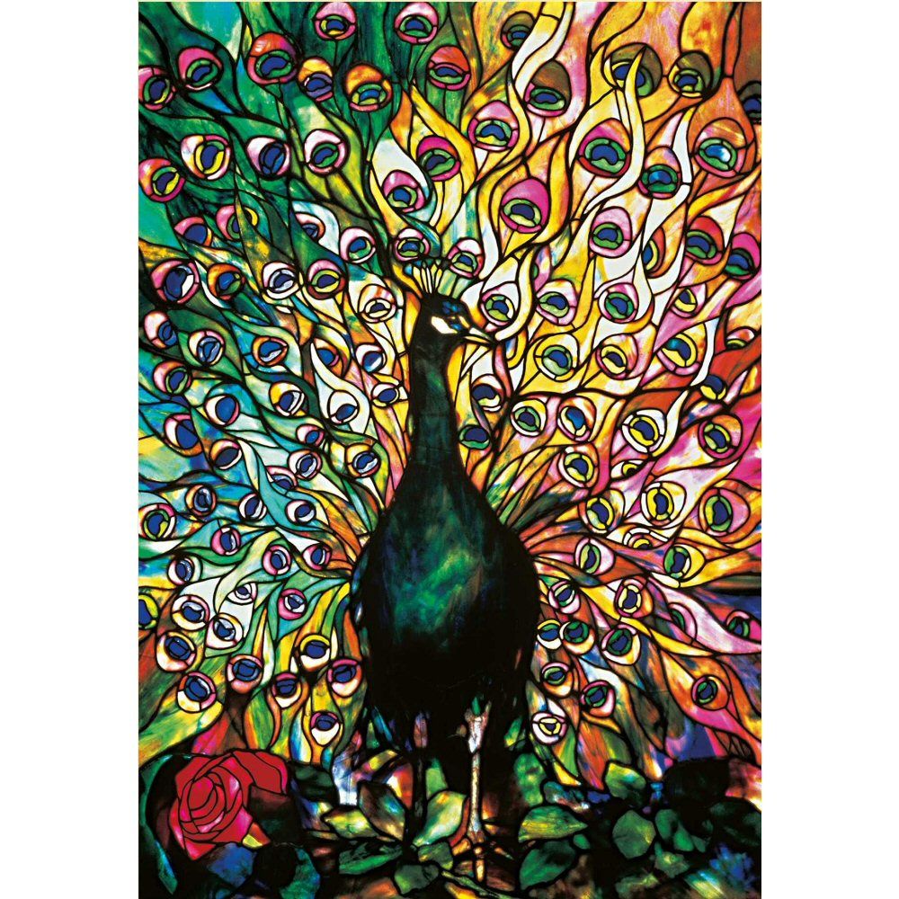 Louis Comfort Tiffany: Displaying Peacock Greeting Card (Pack of 6)