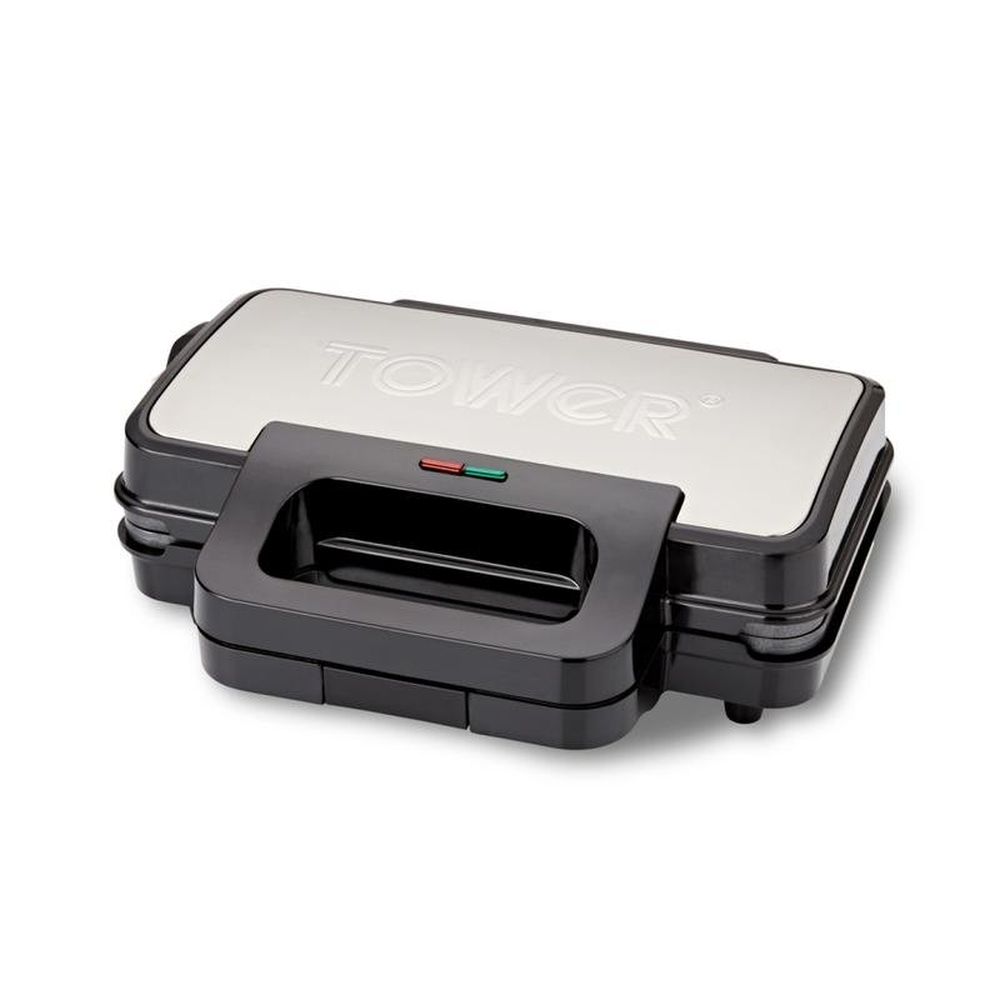 Tower 900W Deep Fill Sandwich Maker - Stainless Steel