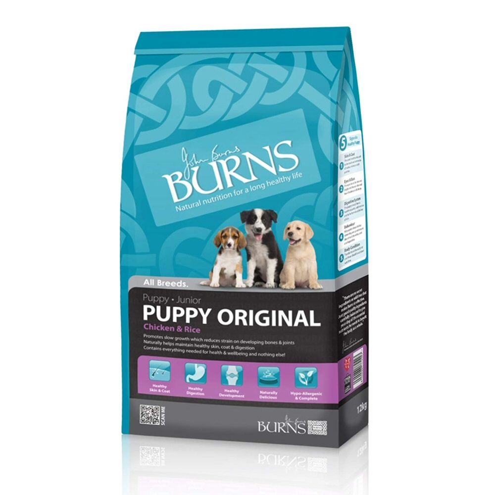 Burns 2kg Puppy Original - Chicken & Rice