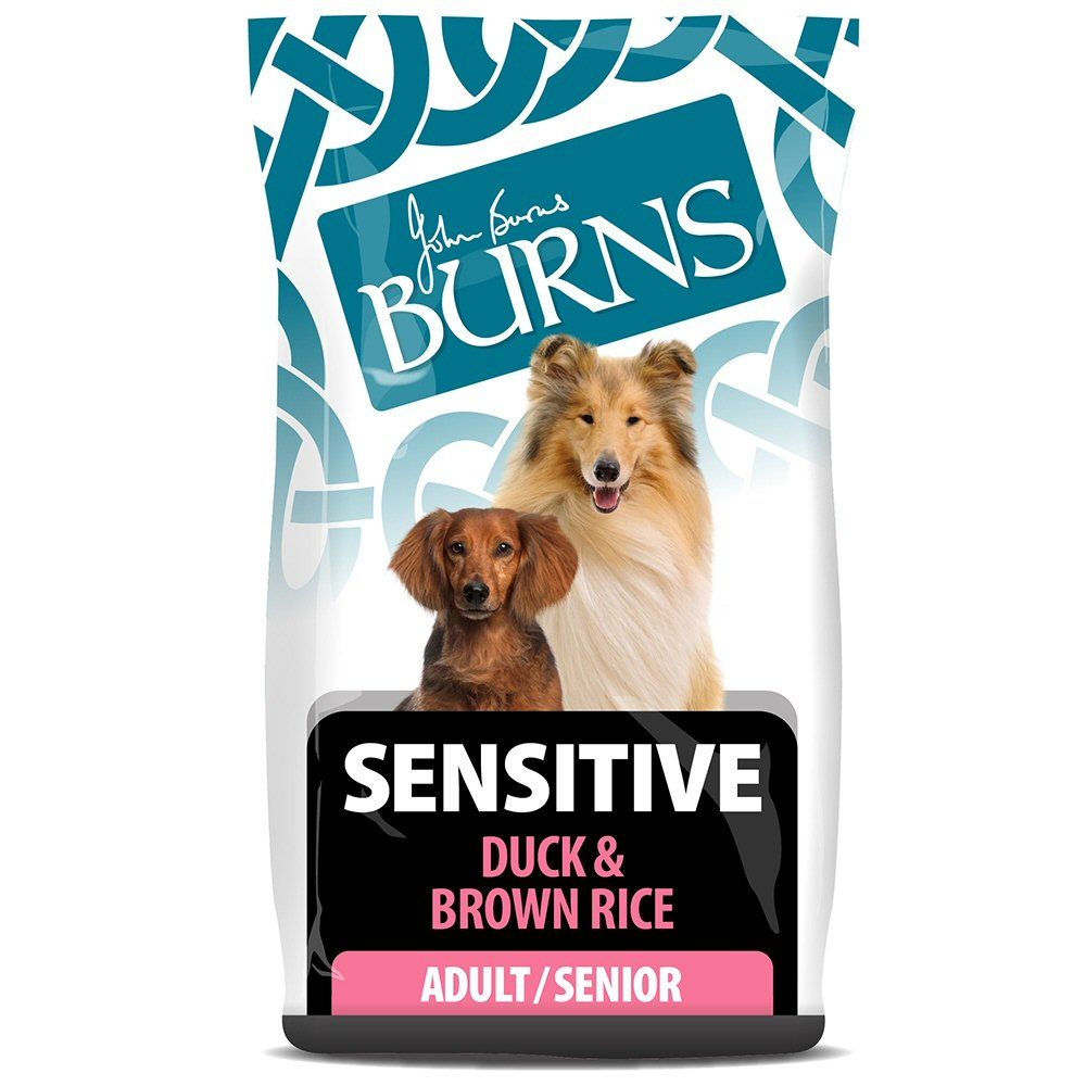 Burns 6kg Adult & Senior Sensitive Duck & Brown Rice Dog Food
