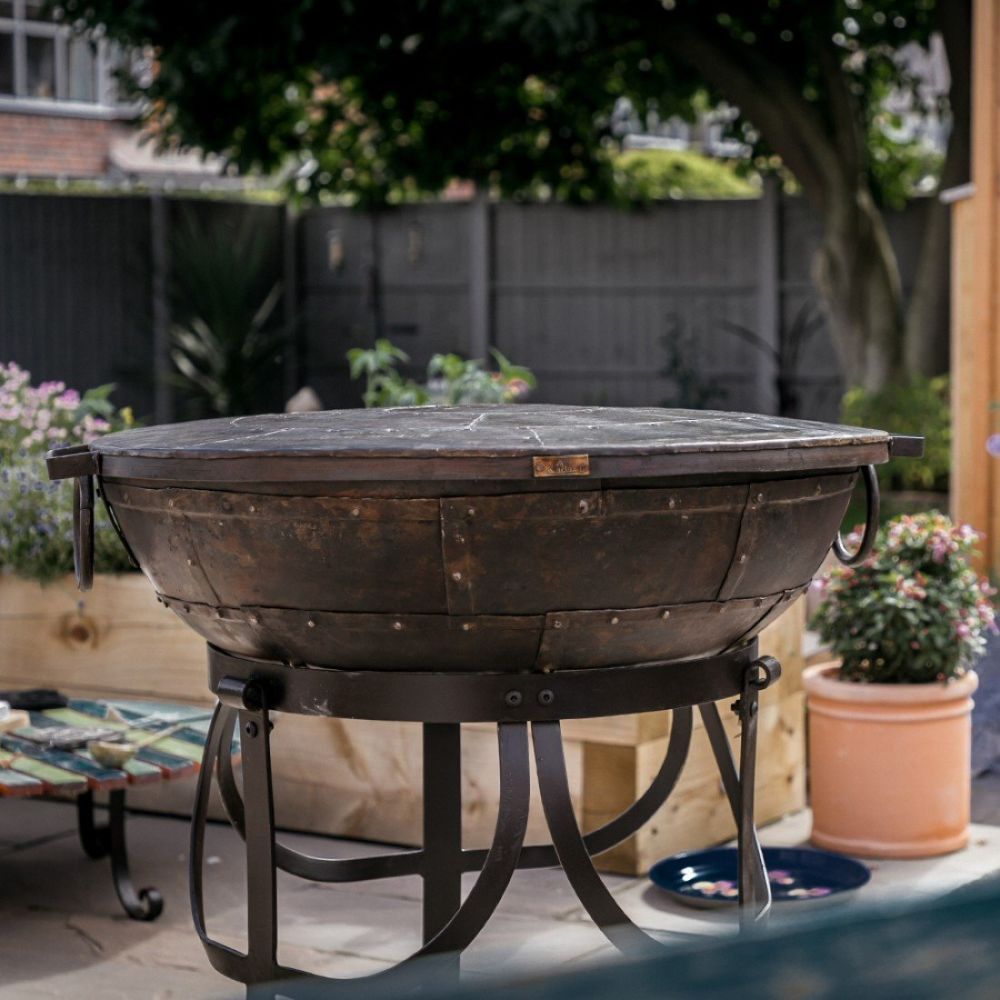 Kadai 70cm Metal Firebowl Shield