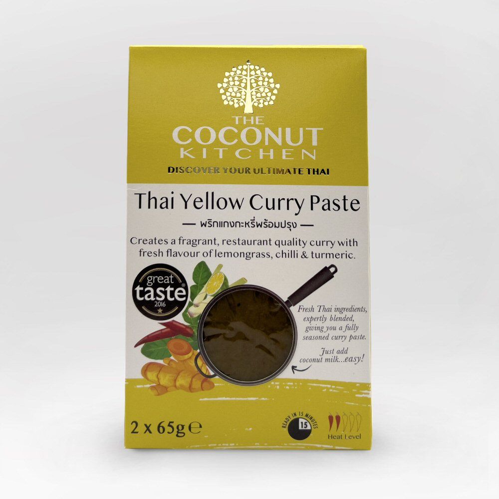 The Coconut Kitchen 2 x 65g Yellow Curry Paste