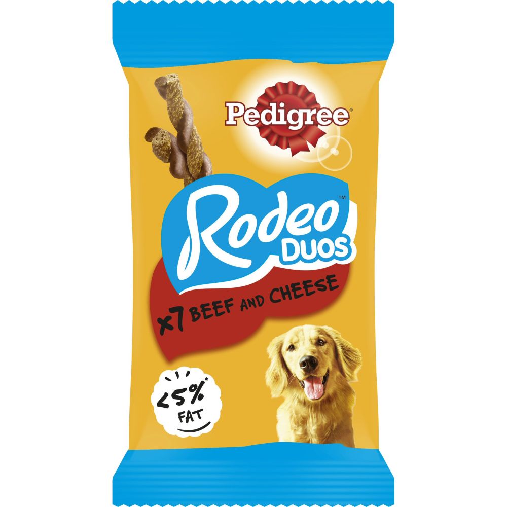 Pedigree Rodeo Duos 123g Beef & Cheese Dog Treats