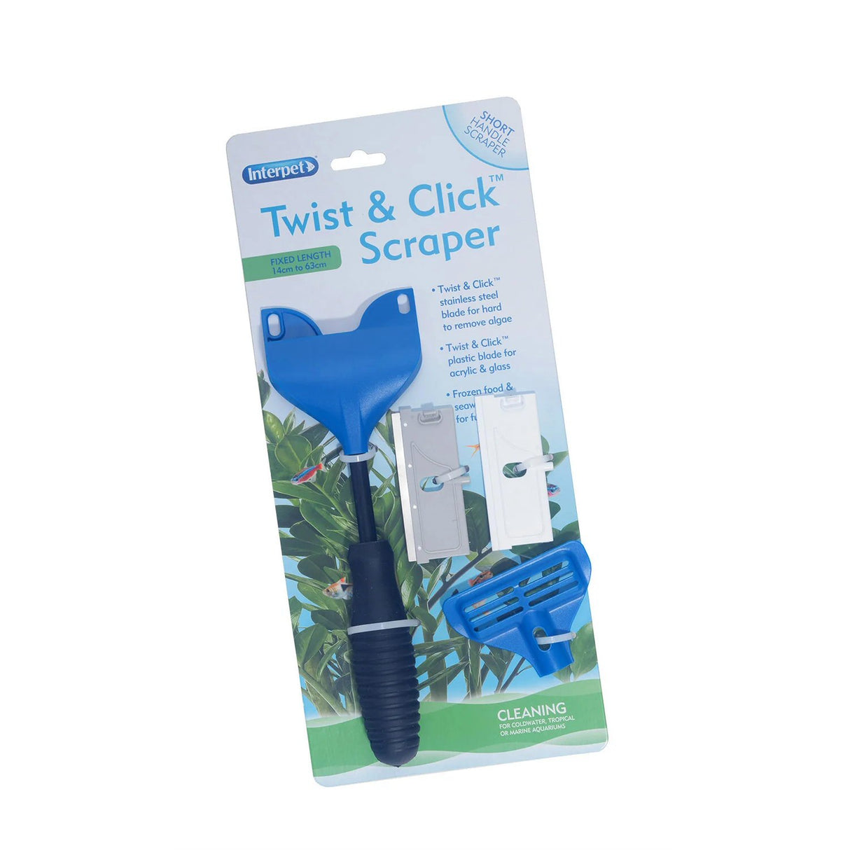 Interpet Twist & Click Aquarium Fish Tank Scraper