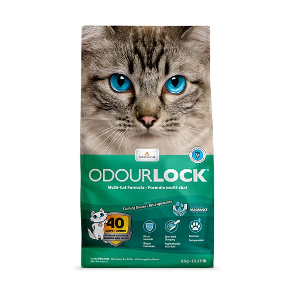 Intersand Odourlock 12kg Calming Breeze Cat Litter