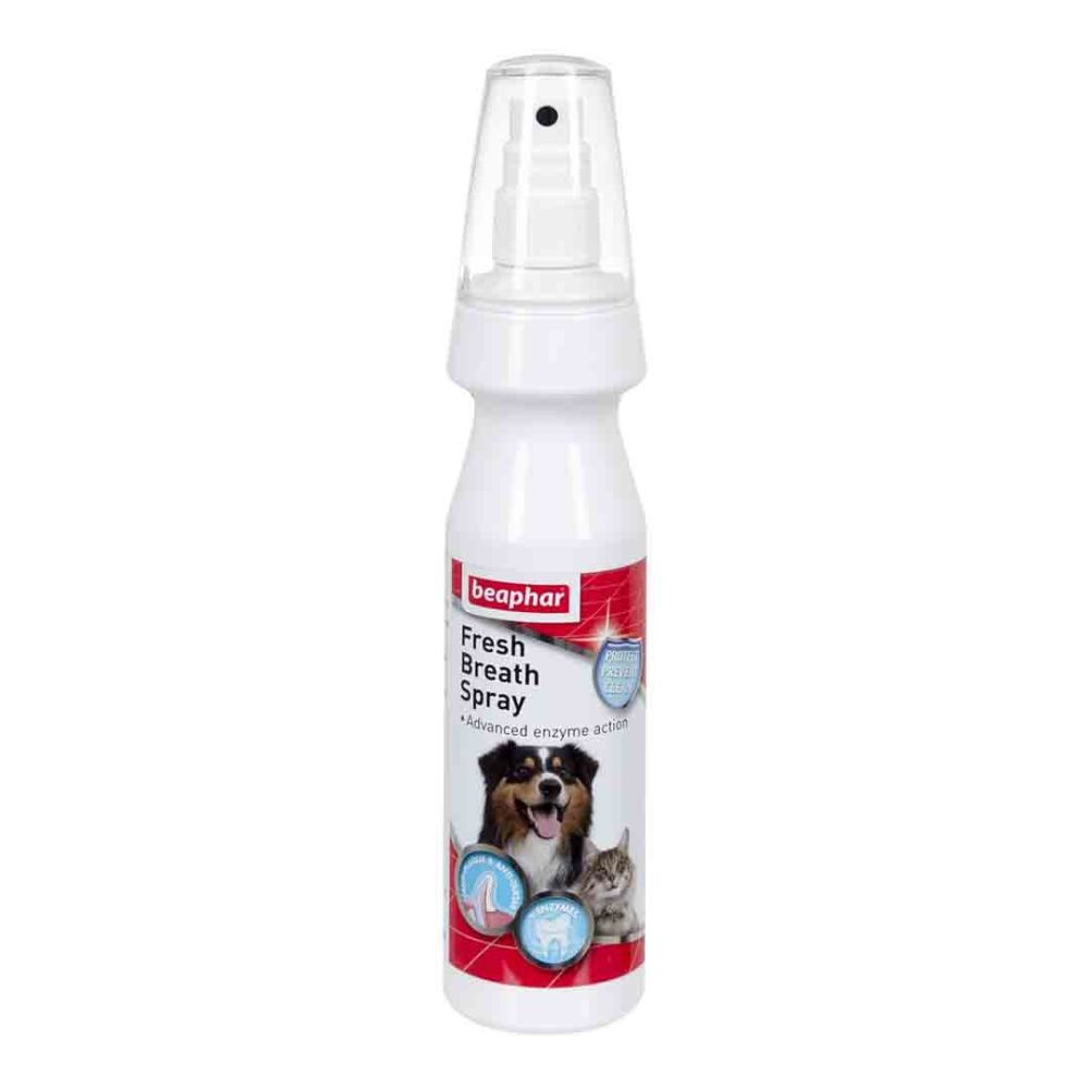 Beaphar 150ml Fresh Breath Spray for Cats and Dogs