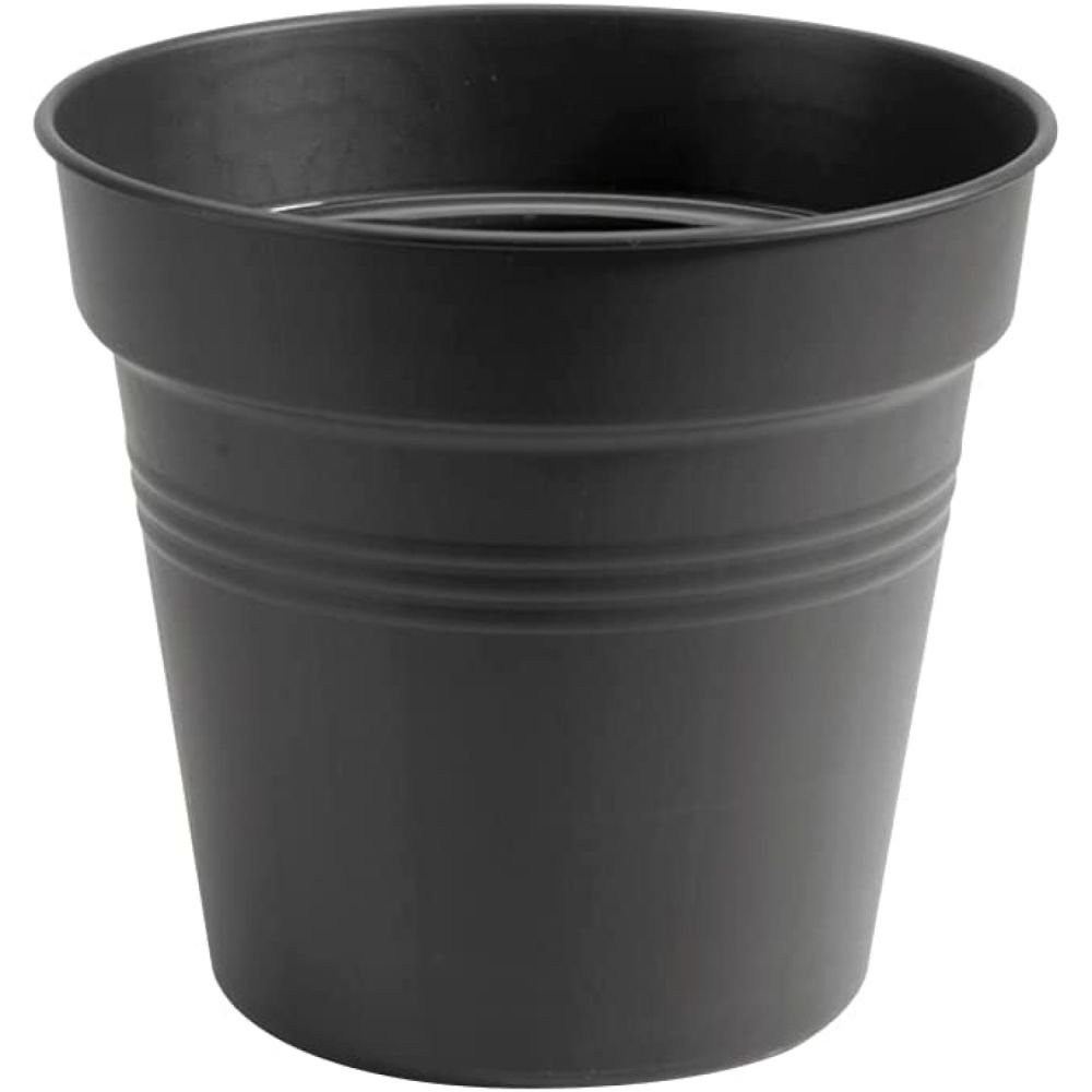 Elho 27cm Living Black Green Basics Growpot