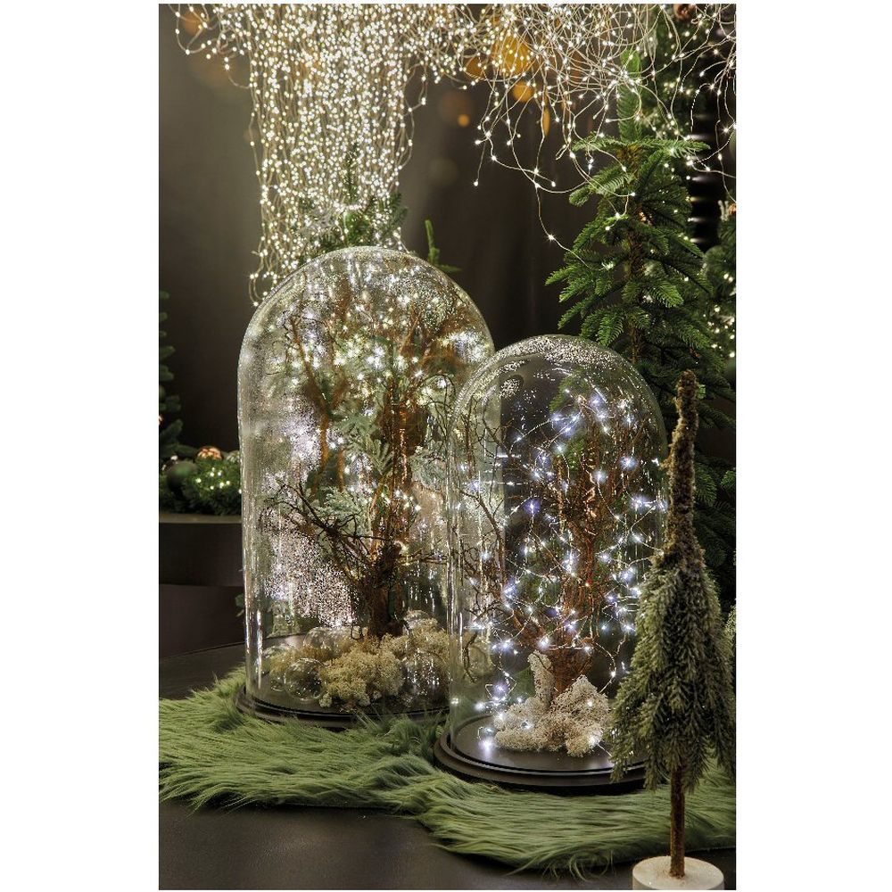 Lumineo 20 Cool White Micro LED Battery Operated String Lights (0.9m)