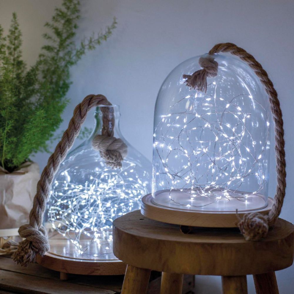 Lumineo 20 Cool White Micro LED Battery Operated String Lights (0.9m)