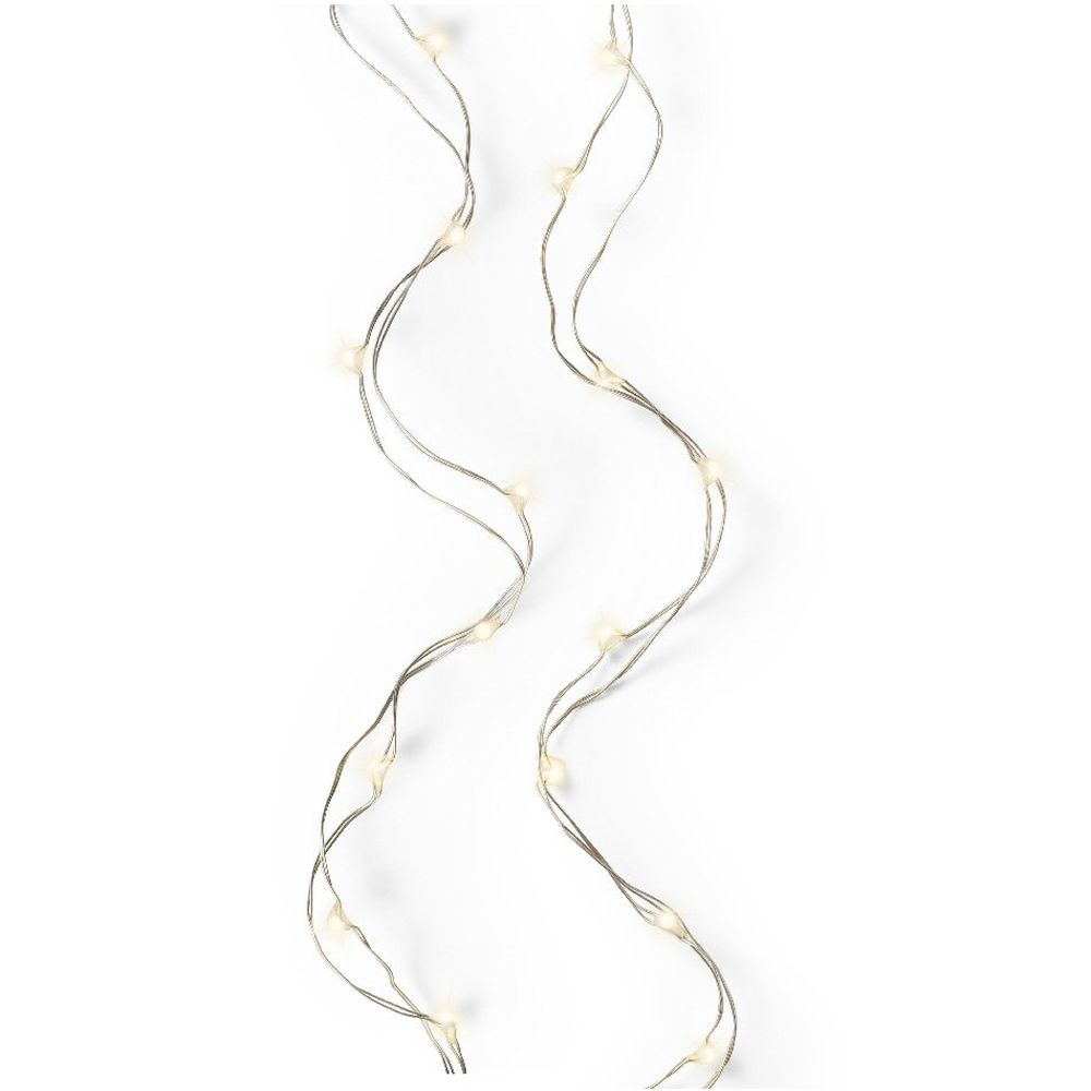 Lumineo 60 Warm White Micro LED Battery String Lights (2.95m)