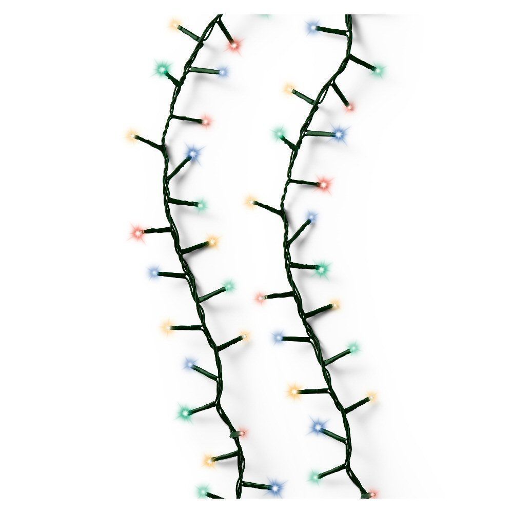 Lumineo 1500 Multi Coloured LED Compact Christmas Lights (34m)