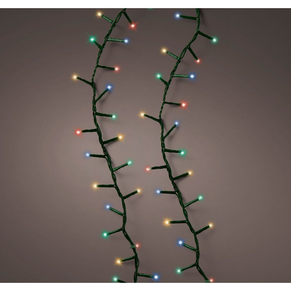 Lumineo 1500 Multi Coloured LED Compact Christmas Lights (34m)