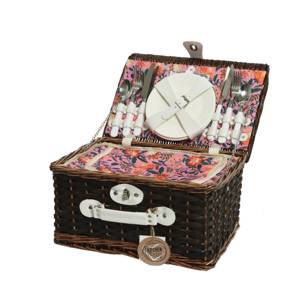 Kaemingk 40cm Wicker Basket Picnic Set