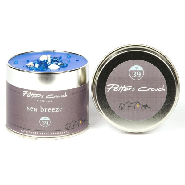 Potters Crouch Sea Breeze Scented Candle Tin