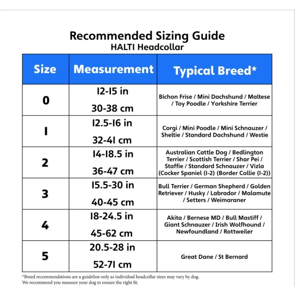 Halti Large Optifit Black Dog Training Headcollar