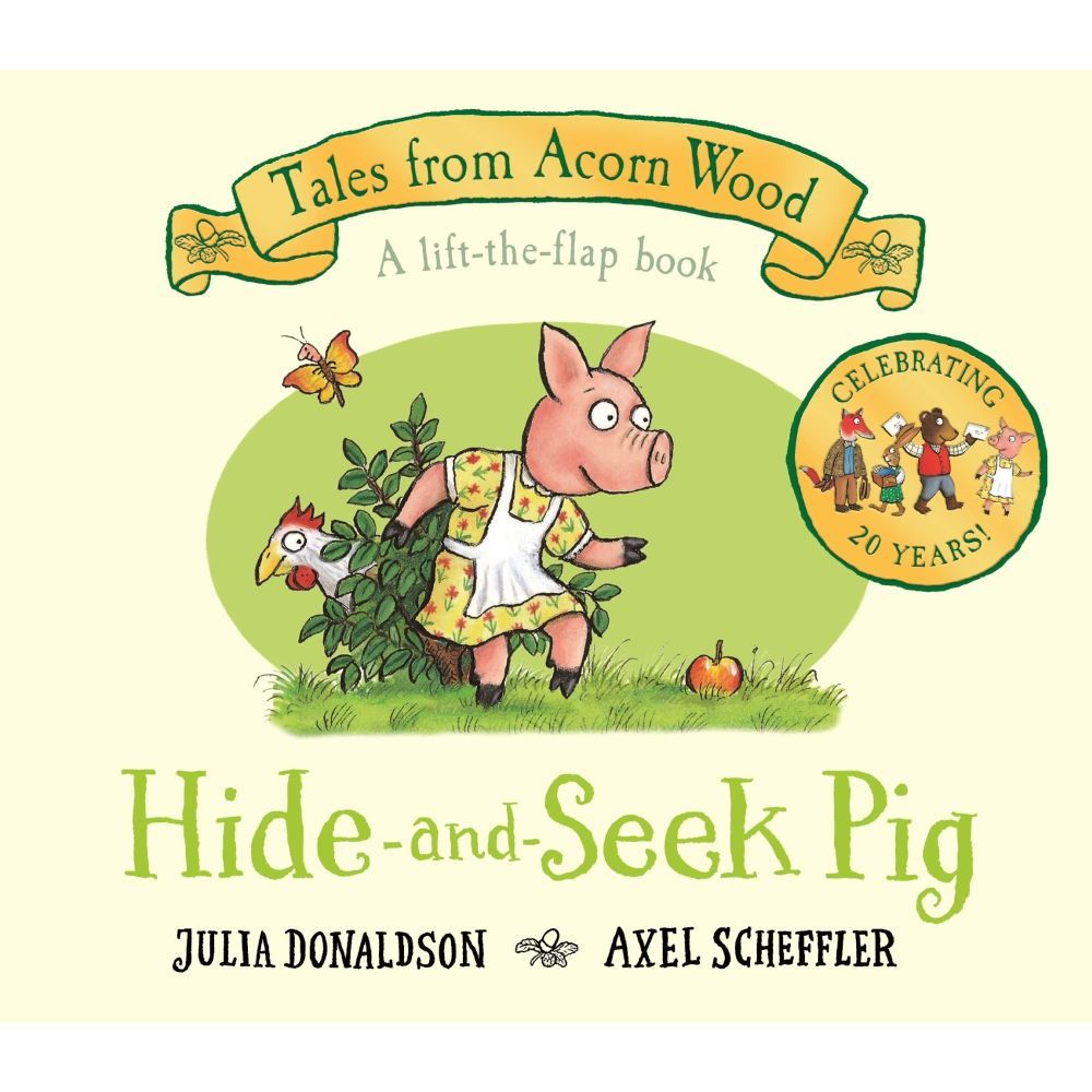 Hide & Seek Pig 20th Anniversary Edition Children's Book by Julia Donaldson