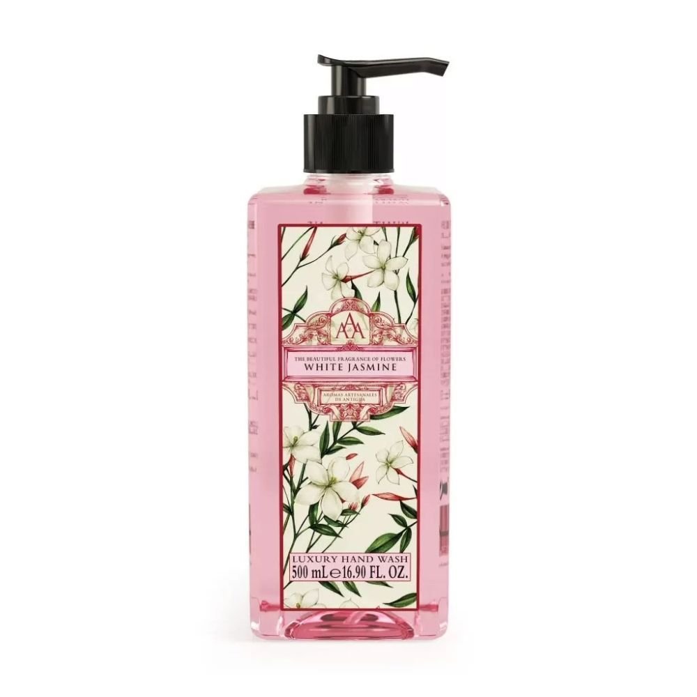Aromas Artesanales De Antigua 500ml White Jasmine Hand Wash - Old Railway Line Garden Centre