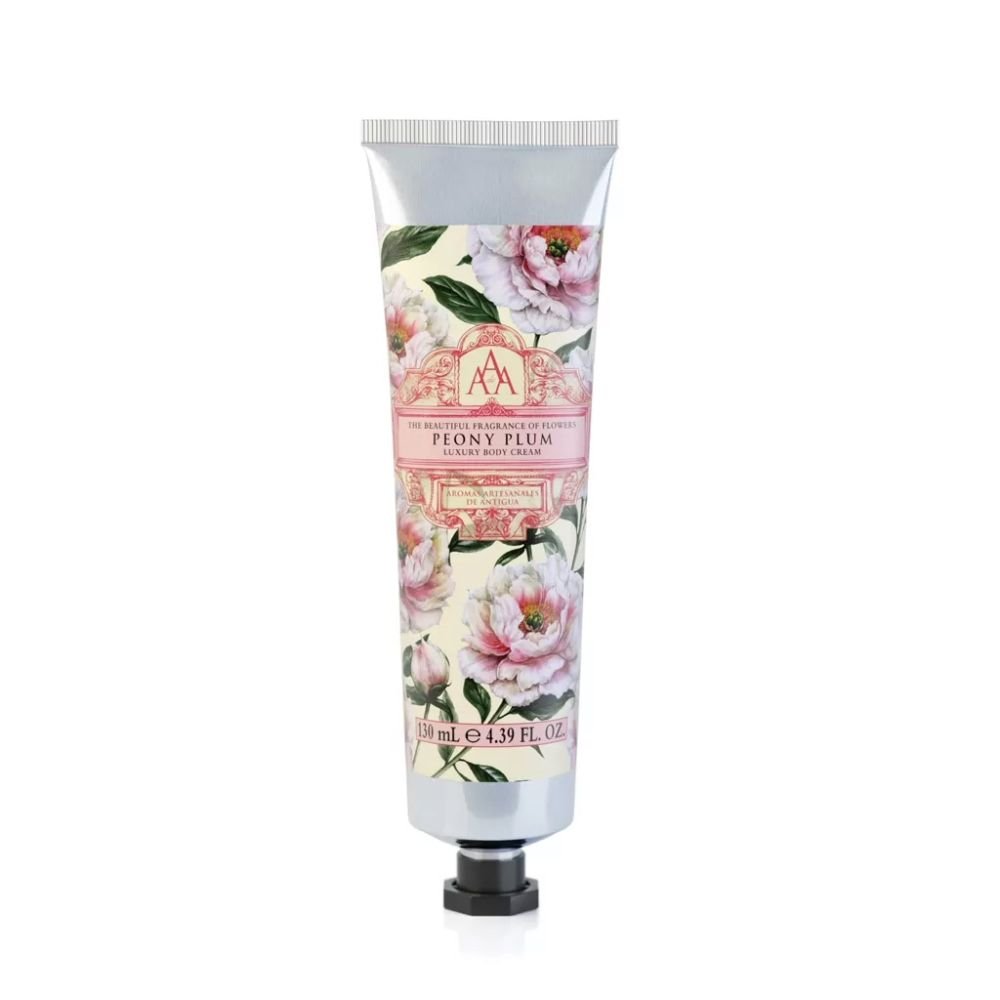 Aromas Artesanales De Antigua130ml Peony Plum Body Cream - Old Railway Line Garden Centre