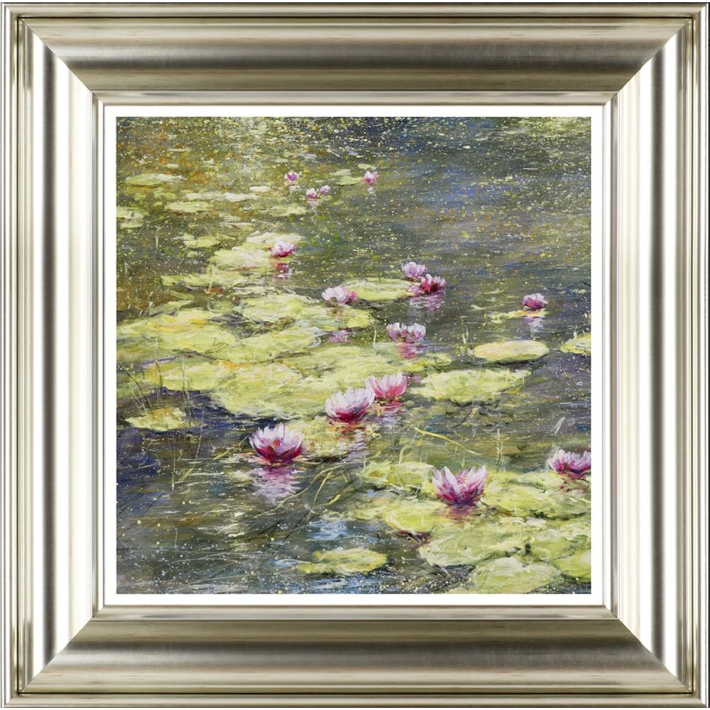 Artko 66cm Waterlillies I Framed Print By Mariusz Kaldowski - Old Railway Line Garden Centre