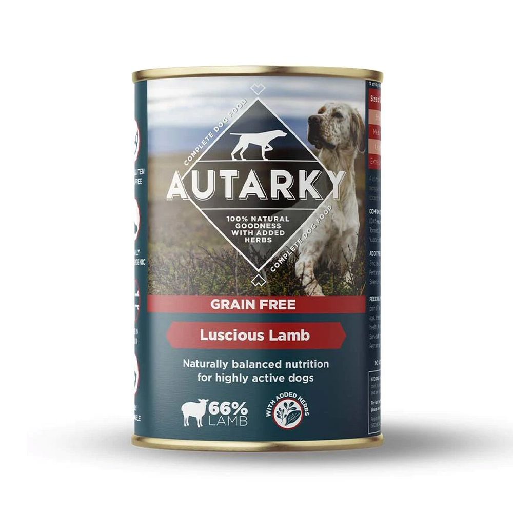Autarky 395g Luscious Lamb Complete Wet Dog Food