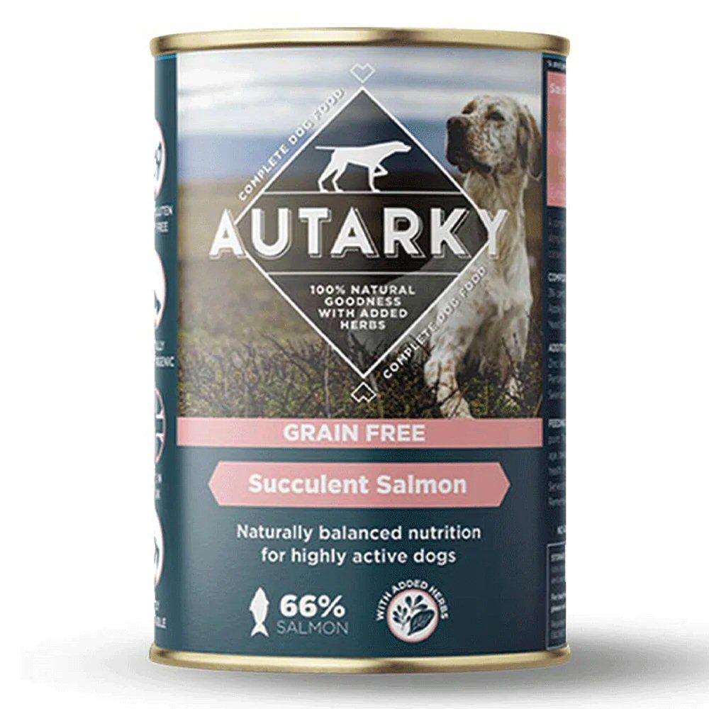 Autarky 395g Succulent Salmon Chicken Complete Wet Dog Food
