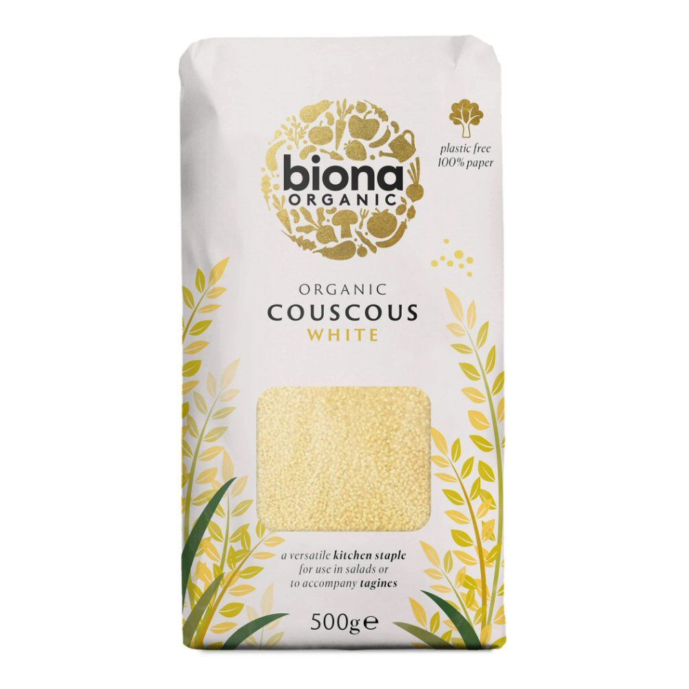 Biona 500g Organic White Couscous - Old Railway Line Garden Centre