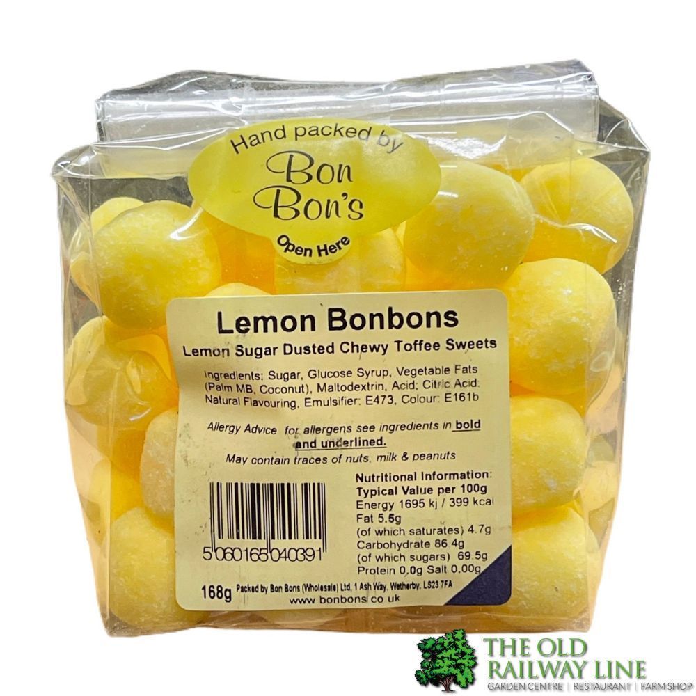 Bon Bon's168g Lemon Bonbons - Old Railway Line Garden Centre