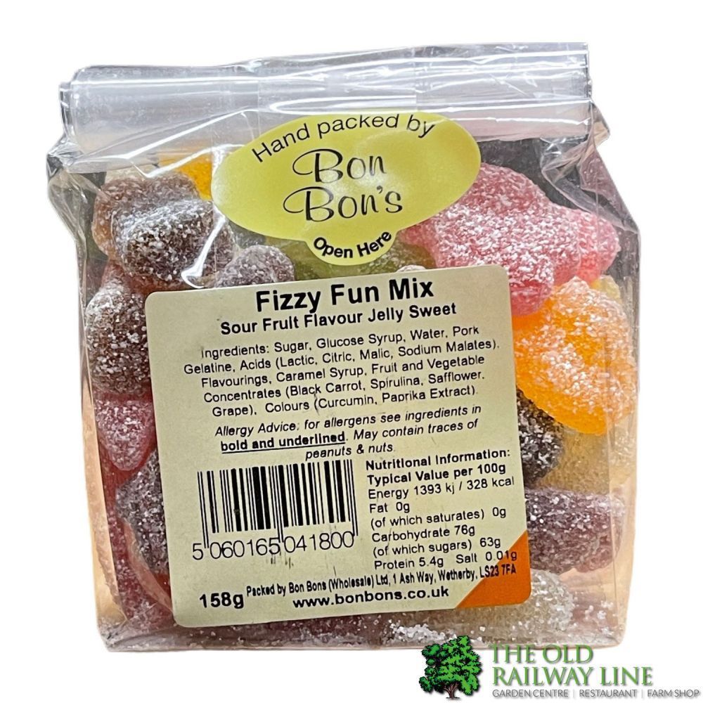 BonBons 158g Fizzy Fun Mix - Old Railway Line Garden Centre