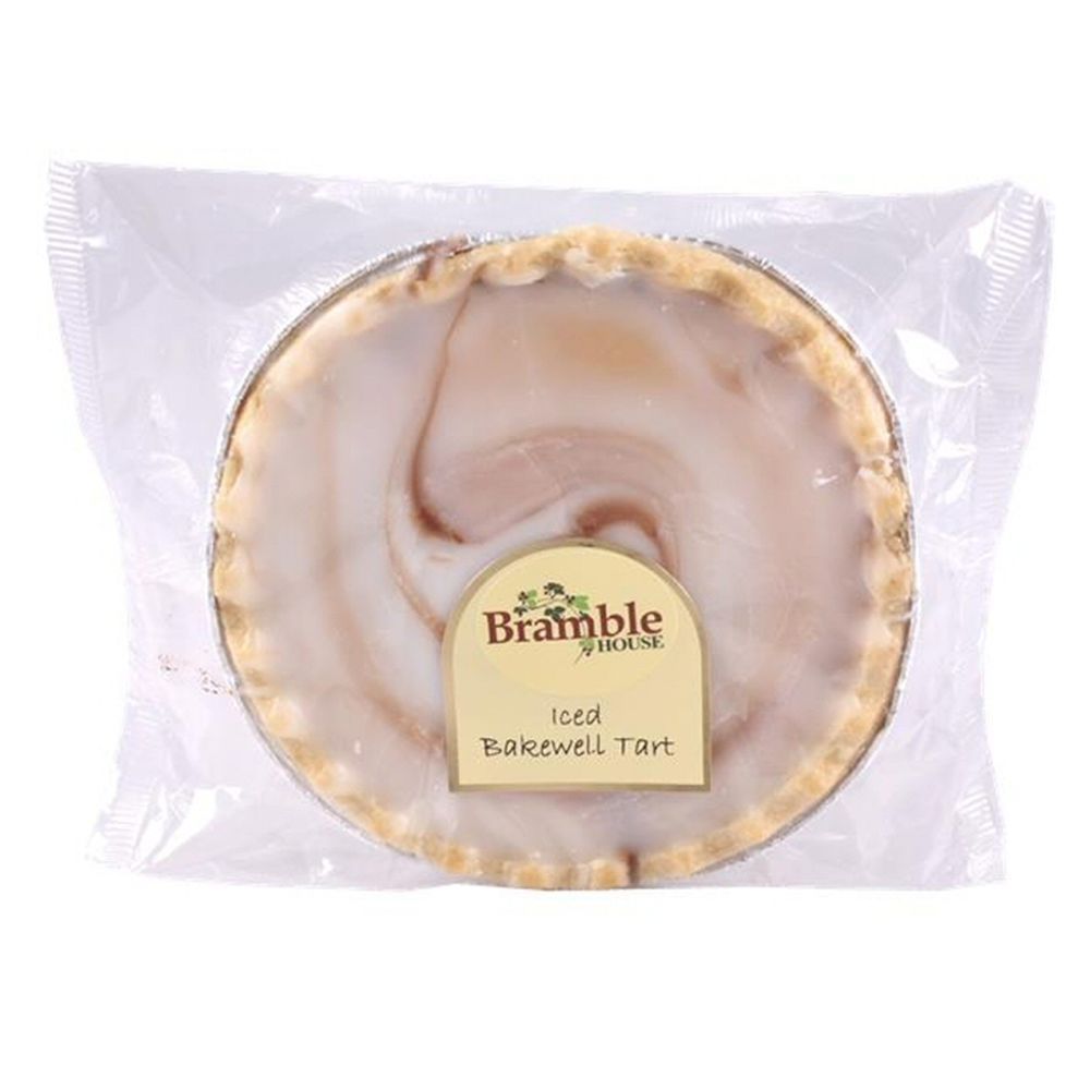 Bramble Bakery 6 Inch Round Iced Bakewell Tart - Old Railway Line Garden Centre