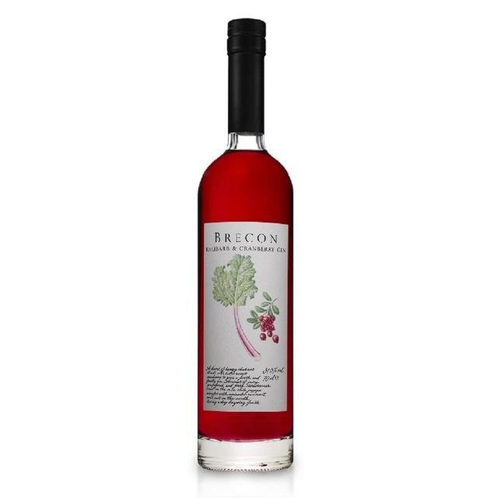 Brecon 70cl Rhubarb & Cranberry Gin - Old Railway Line Garden Centre