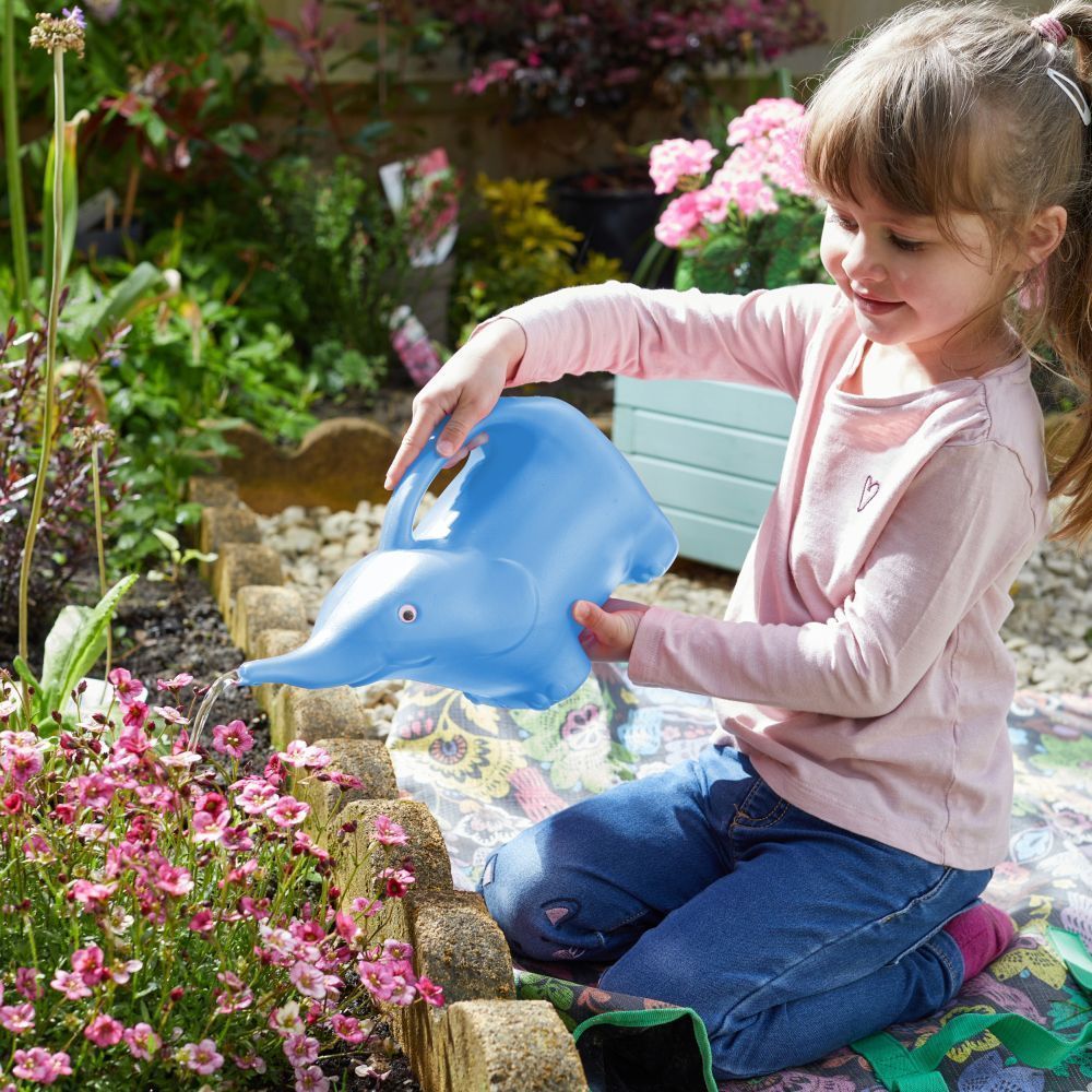 Briers Kids! Elephant FunCan Watering Can (Choice of 2) - Old Railway Line Garden Centre