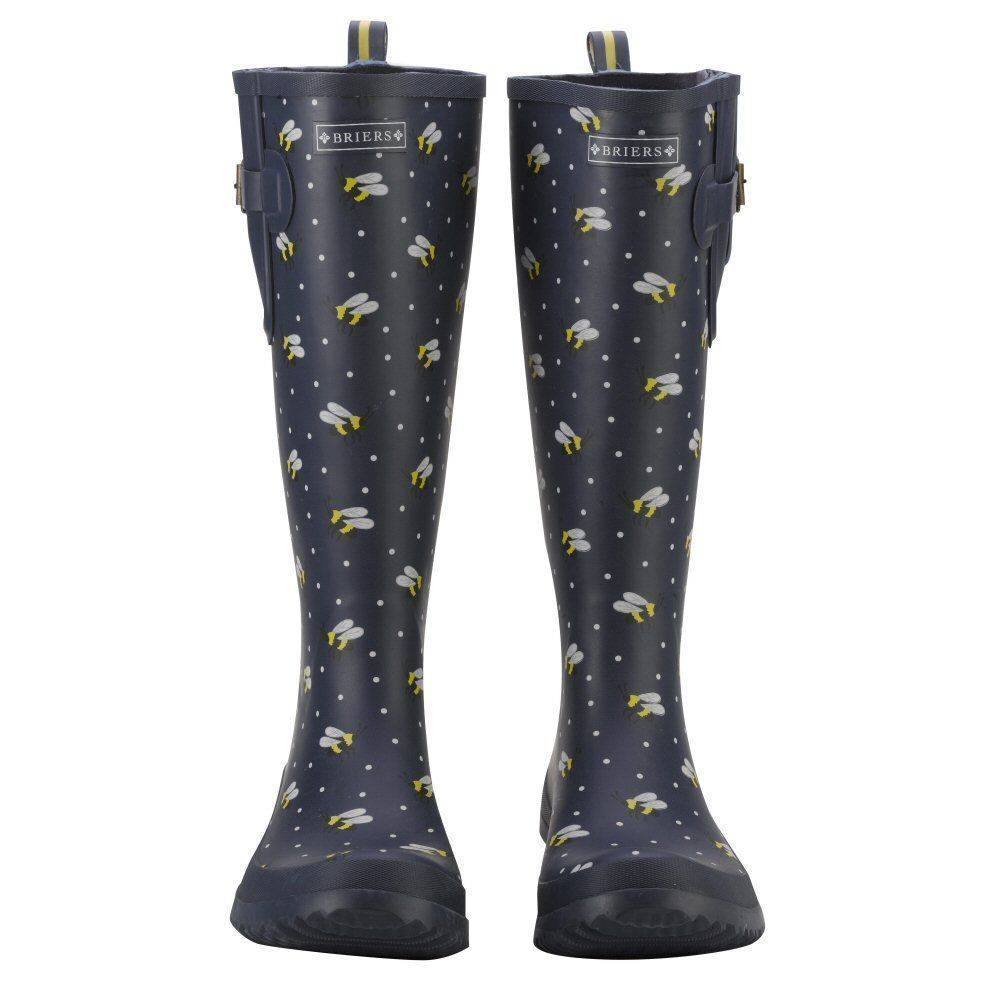 Briers Navy Bees Wellies - Size 5 - Old Railway Line Garden Centre