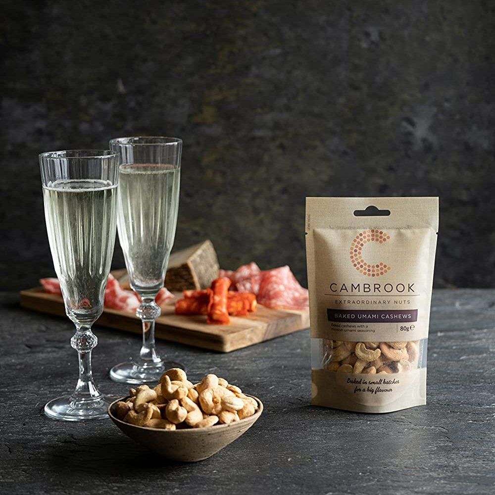 Cambrook 80g Baked Umami Cashew Nuts - Old Railway Line Garden Centre